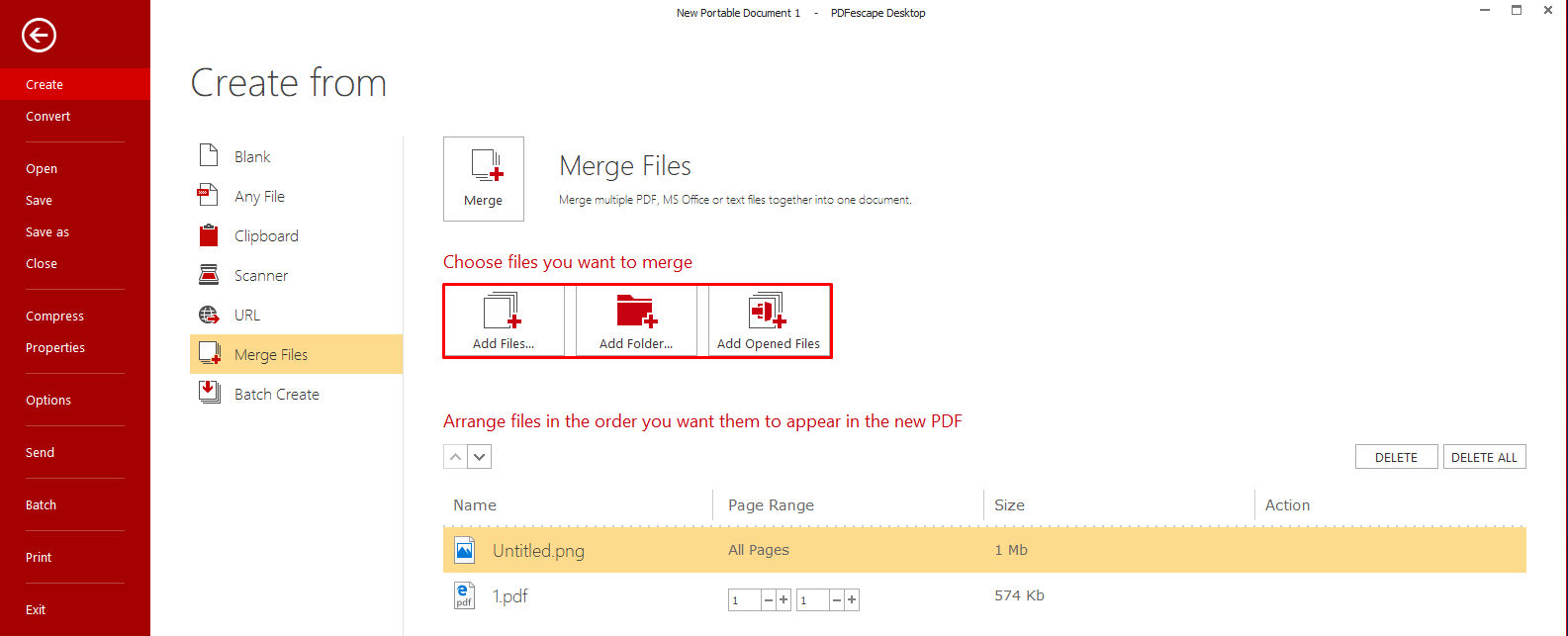 Splitting a PDF file in PDFescape Desktop – PDFescape