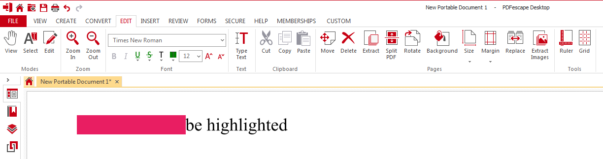hilightlighting text in mapublisher 2007