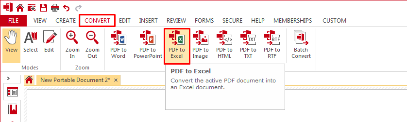 Converting From Pdf To Excel In Pdfescape Online Pdfescape