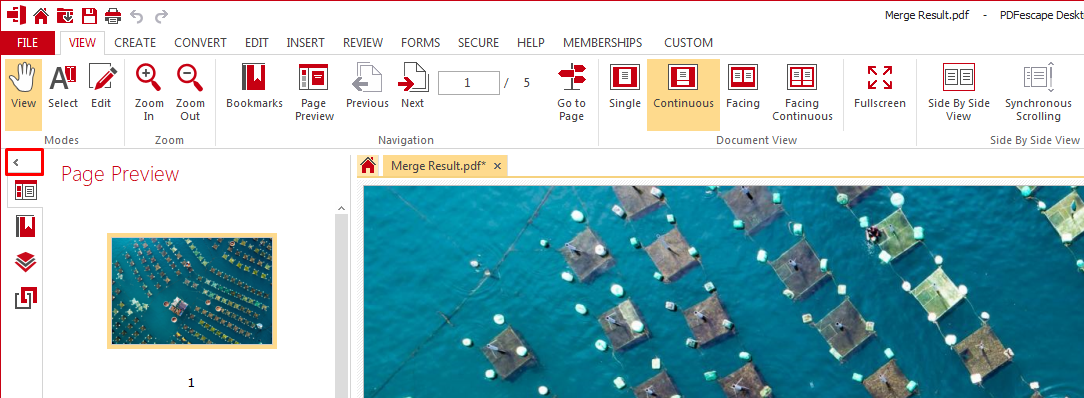 Splitting a PDF file in PDFescape Desktop – PDFescape