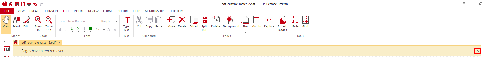 Splitting a PDF file in PDFescape Desktop – PDFescape